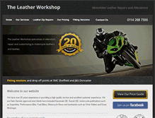 Tablet Screenshot of leather-workshop.co.uk
